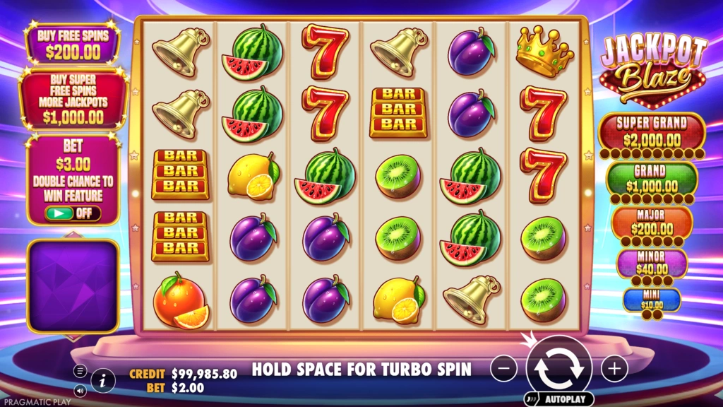 Jackpot Blaze - Start